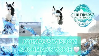 GW2  Guild Wars 2 • Jormag Legendary  Jormags Wisdom and Jormags Voice  Noble Aurochs 🤍 [upl. by Hbaruas]