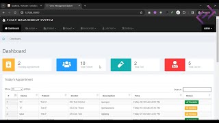 Clinic Management System in PHP Laravel with Source Code  CodeAstro [upl. by Sharos]