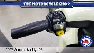 2007 genuine buddy 125cc scooter [upl. by Ozkum395]