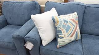 Cashton Blue Sofa and Chair  ASHLEY FURNITURE  Rock Bottom Furniture amp Flooring [upl. by Nebeur]