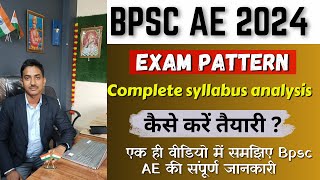 BPSC AE 2024  Detailed Syllabus Analysis  BPSC AE Civil Engineering  Bpsc ae 2024 notification [upl. by Barta531]