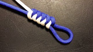 quotParacord Tipsquot How To Tie A Loop At The End Of A Series Of Snake Knots [upl. by Matthiew]