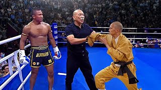 When Buakaw Gets Angry at a Fake Kung Fu Master Shaolin This fight is scary to watch [upl. by Terbecki]