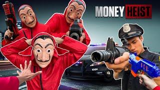 MONEY HEIST 9 vs POLICE BELLA CIAO REMIX  All Action Story POV [upl. by Aylmer129]