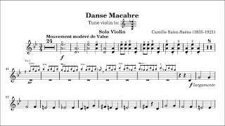 SaintSaëns Camille Danse Macabre op40 for violin  orchestra [upl. by Herbert]