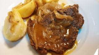 Receita de bife de cebolada by necasdevaladares [upl. by Lewap457]