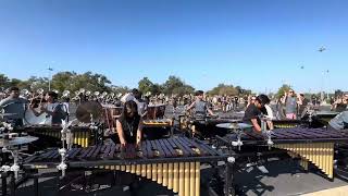 Vista Ridge High School Band 2024  Our Journey of Hope Front Ensemble Run [upl. by Caron]