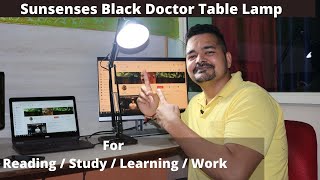 LED Desk Lamp  Best Table Lamp  Eye Caring Table Lamp  SUNSENSES BLACK DOCTOR LAMP [upl. by Asserak508]