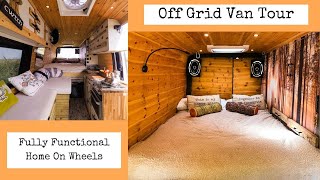 Sprinter Van Conversion  Self Build Camper Full Tour [upl. by Bryan]