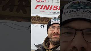 Iditarod Finish Line 2023 Front Street Nome Alaska [upl. by Iturhs]