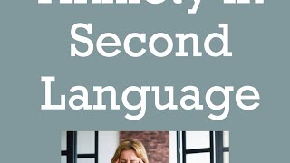 High Speaking Anxiety in Second Languageharcourtenglishlessonslearnenglishenglissh [upl. by Grannias449]