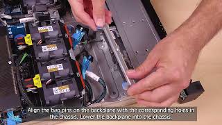 Lenovo ThinkSystem SR630 V4 installing a front 25inch drive backplane [upl. by Nolubez612]