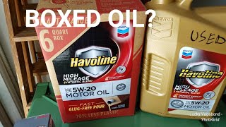 Review amp First Impressions of Havoline 6 Quart Boxed Oil  Probaby the Best Deal in Motor Oil [upl. by Trilby417]