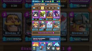 CLASH ROYALE LE DECK D UN ABONNÉE [upl. by Enymsaj]