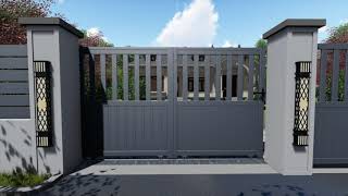 OOGarden  Portail aluminium coulissant BENDIGO [upl. by Noryak576]