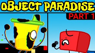 Friday Night Funkin VS Pibby Sippy Cup  Object Paradise Corrupted  Cutscenes  Pibby x FNF Mod [upl. by Derrek]