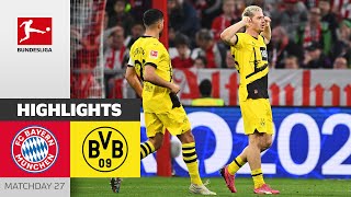 Dortmunds First Win In Munich For 10 Years  FC Bayern  Borussia Dortmund 02  Highlights  MD 27 [upl. by Elysha]