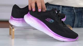 Skechers SkechLite Pro Vegan Mesh Ombre LaceUp Sneakers on QVC [upl. by Aicirtan384]