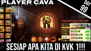 SERIES CAVA DAY 99  BATTLE KVK 1 SEGERA DI MULAI RISE OF KINGDOMS [upl. by Epilif823]