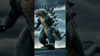 Epic Hybrid Creatures by AI  Godzilla Anaconda 2 shorts [upl. by Mitchiner235]