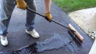 How to Apply a Driveway Sealer  Sealing a Driveway [upl. by Haikezeh766]