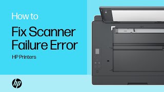 How to troubleshoot a scanner failure error on HP printers  HP Printers  HP Support [upl. by Etteloiv277]