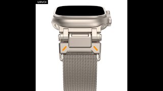 URVOI Band for Apple Watch Ultra Explorer Milanese loop strap Magnet buckle wristband for iWatch [upl. by Adaval423]