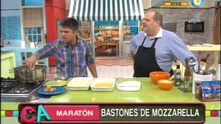 Bastones de mozzarella provenzal [upl. by Winzler]