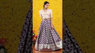 Latest lehenga blouse designs 2024  new model halfsareenew lehenga blouse designs croptopdesign [upl. by Adranoel]