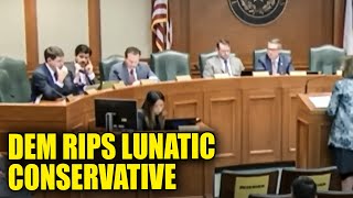 Democrat Humiliates Evangelical Republican During Session [upl. by Trainer]