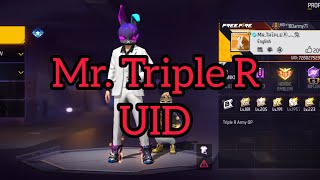 Mr Triple R Vai of UID 2024 shorts freefire [upl. by Yklam]