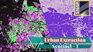 Extract Urban Builtup Area Urban Footprint from SAR Data in the SNAP Sentinel1 [upl. by Weixel]