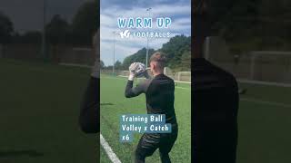 Goalkeeper WarmUp Routine with the new KEEPERsport Balls ⚽🔥 KEEPERsport goalkeeper football [upl. by Newlin]