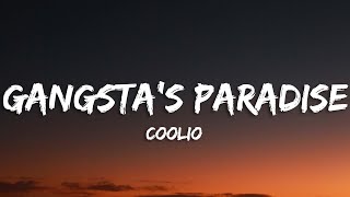 Coolio  Gangstas Paradise Lyrics ft LV [upl. by Stanwinn775]