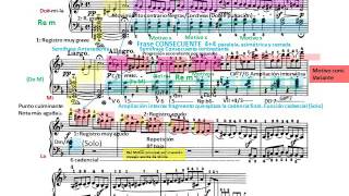 Beethoven Sonata nº 17 Op 31 nº 2 Primer movimiento Análisis del primer periodo [upl. by Ardeed]