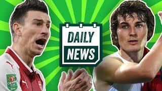 Hitz und Favre zum BVB Söyüncü zu Arsenal Besiktas PokalSperre Koscielny WM Aus Daily News [upl. by Htebesile198]