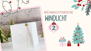 Windlicht aus Papier basteln  Windlicht zu Weihnachten  Fröhliche Rentiere  2 [upl. by Brieta]