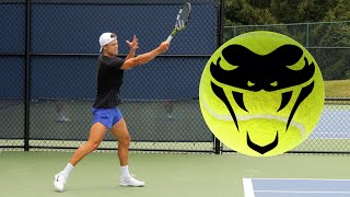 Holger Rune SMASHING Forehands In Slow Motion [upl. by Willis]