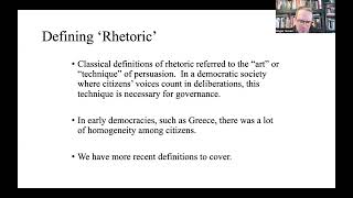 Introduction to Rhetoric and Aristotle [upl. by Litta]