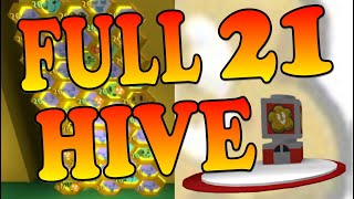 Leveling to FULL Level 21 Hive 😁 Roblox Bee Swarm Simulator [upl. by Niarbo808]