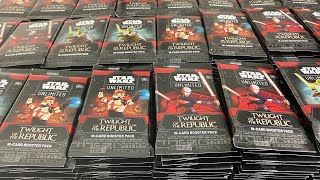 Opening 1000 Packs of Star Wars Unlimited  Twilight of the Republic [upl. by Jemima]