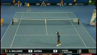 Australian Open 2009 Womens Final 79 Serena Williams VS Dinara Safina [upl. by Chuipek]