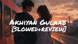 Akhiyan Gulaab Lyrics SLOWED REVIEW ♥️ [upl. by Mcevoy285]