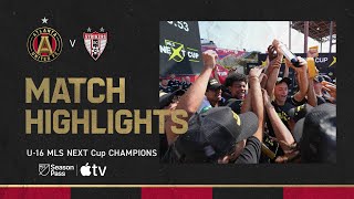 HIGHLIGHTS Atlanta United MLS NEXT Cup U16s Champions [upl. by Rot]