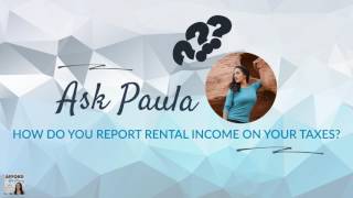 How do you Report Rental Income on Income Taxes [upl. by Yanrahc354]