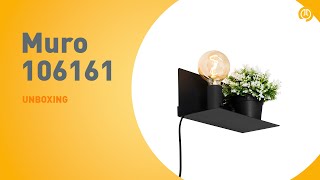 Wandlamp Muro 106161  UNBOXING [upl. by Nniw]