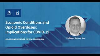 Economic Conditions and Opioid Overdoses Implications for COVID19 [upl. by Nnylyoj]