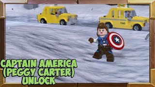 LEGO Marvel Super Heroes 2 Captain America Peggy Carter Character Unlock [upl. by Nalyt443]