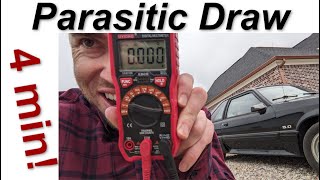 Quick Overview How to Diagnose a Parasitic Draw on a Foxbody Mustang [upl. by Artenek]