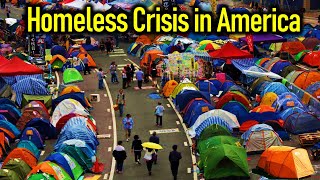 Homelessness In America Alarming Rise Of Homeless Crisis In 2024 [upl. by Kinnie]